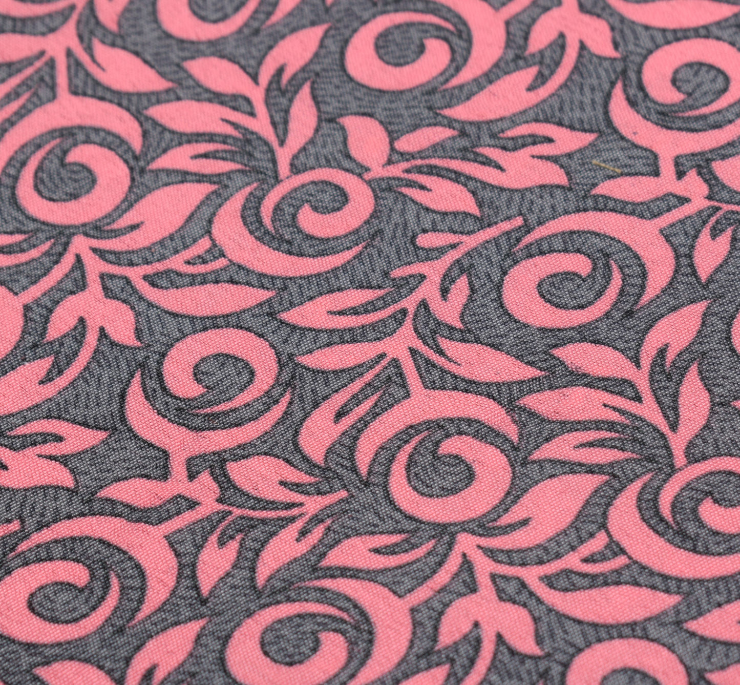 Sushila Vintage Pink Saree Magic Wrap Reversible Skirt Art Silk Beach Dress Floral