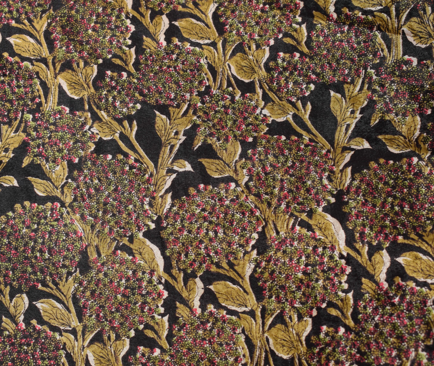 Sushila Vintage Silk Saree Magic Wrap Dark Brown Reversible Skirt Beach Dress