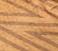 Sushila Vintage Peach Mini Wrap Magic Skirt Silk Saree Reversible Beach Dress