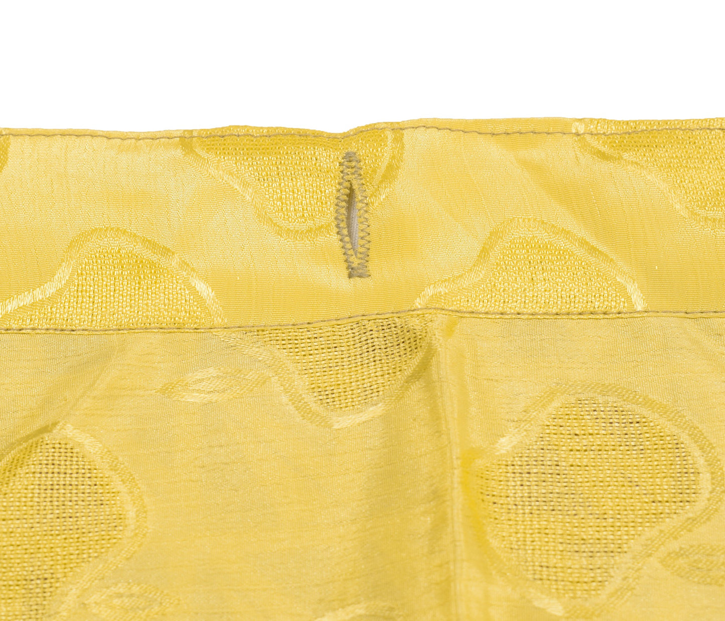 Sushila Vintage Yellow Mini Wrap Magic Skirt Art Silk Reversible Beach Dress
