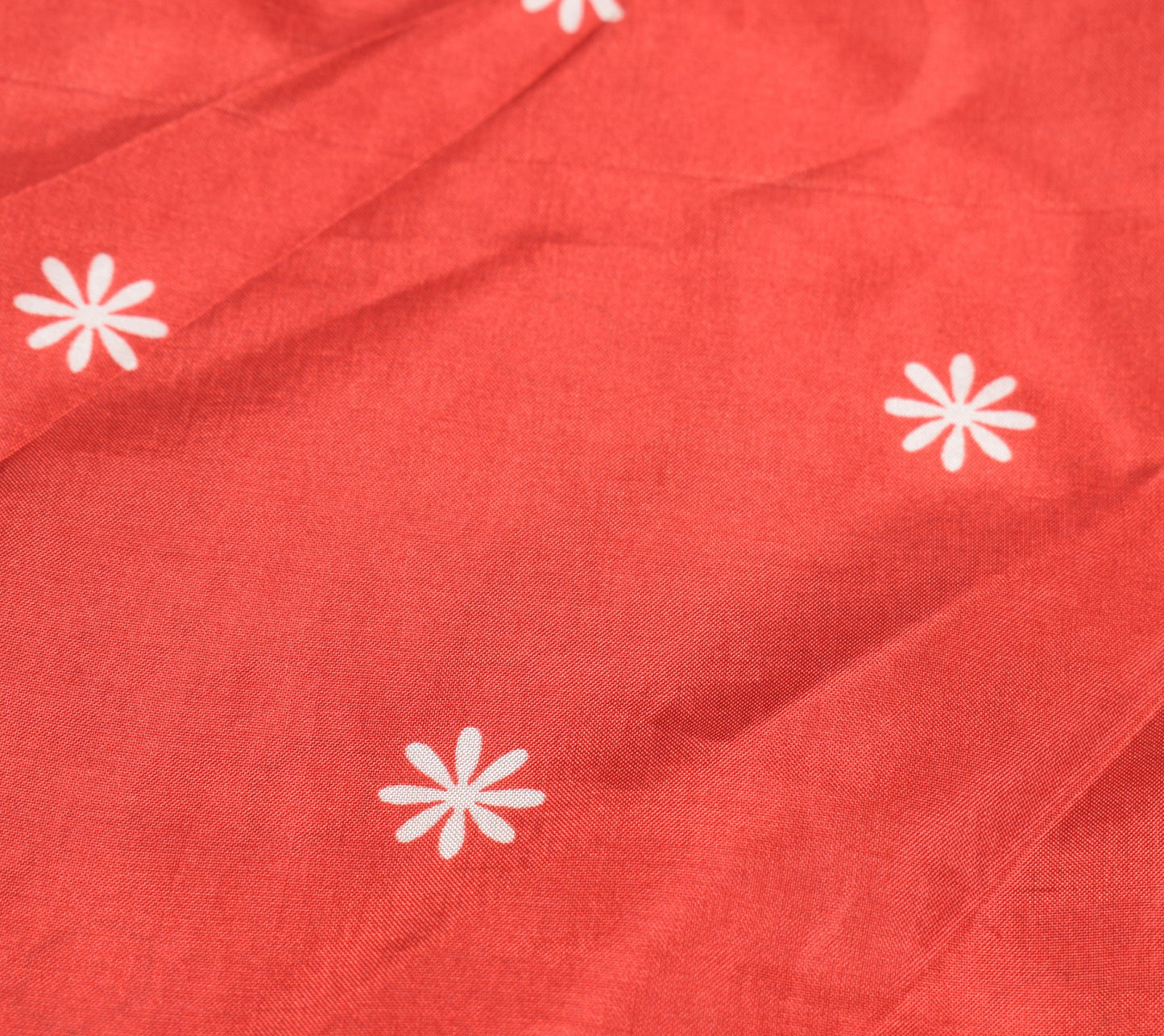 Sushila Vintage Art Silk Red Mini Wrap Magic Skirt Indian Reversible Beach Dress