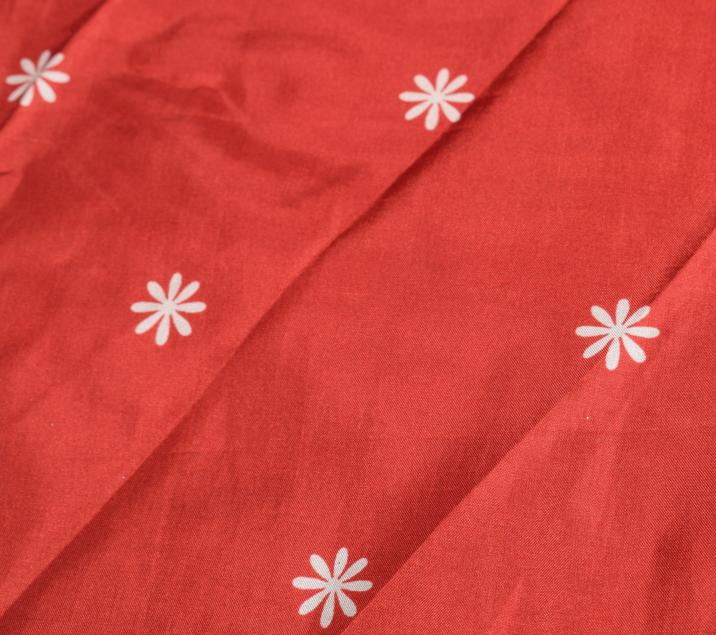 Sushila Vintage Red Mini Wrap Magic Skirt Indian Art Silk Reversible Beach Dress