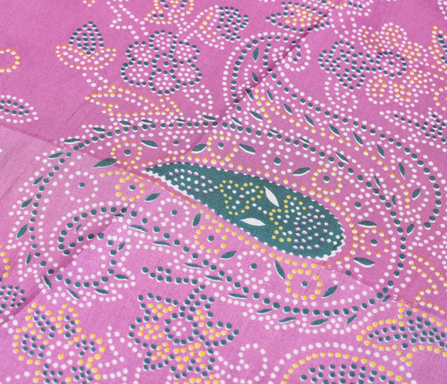 Sushila Vintage Magenta Mini Wrap Magic Skirt Art Silk Reversible Beach Dress