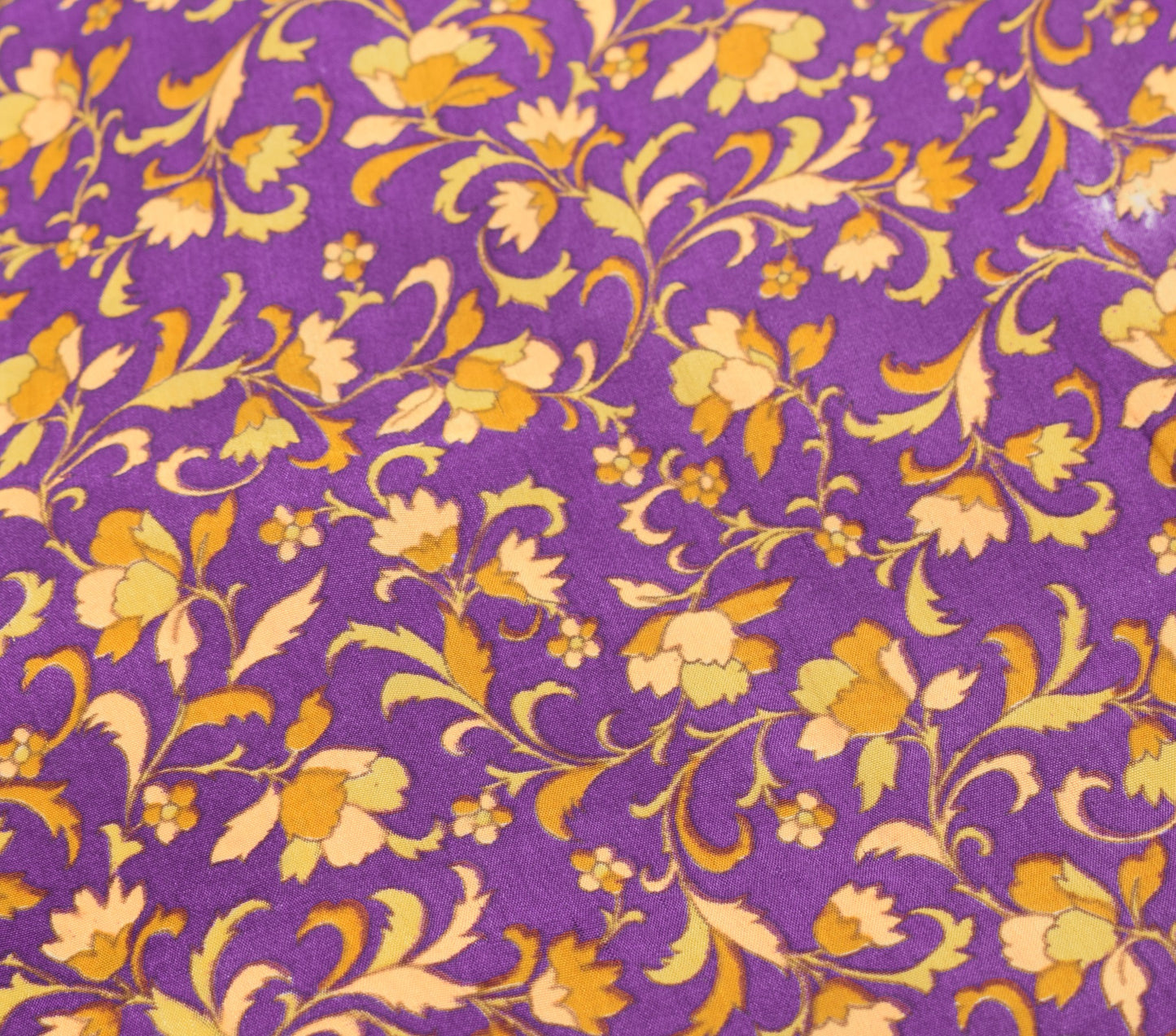 Sushila Vintage Purple Mini Wrap Magic Skirt Art Silk Reversible BeachDress Boho