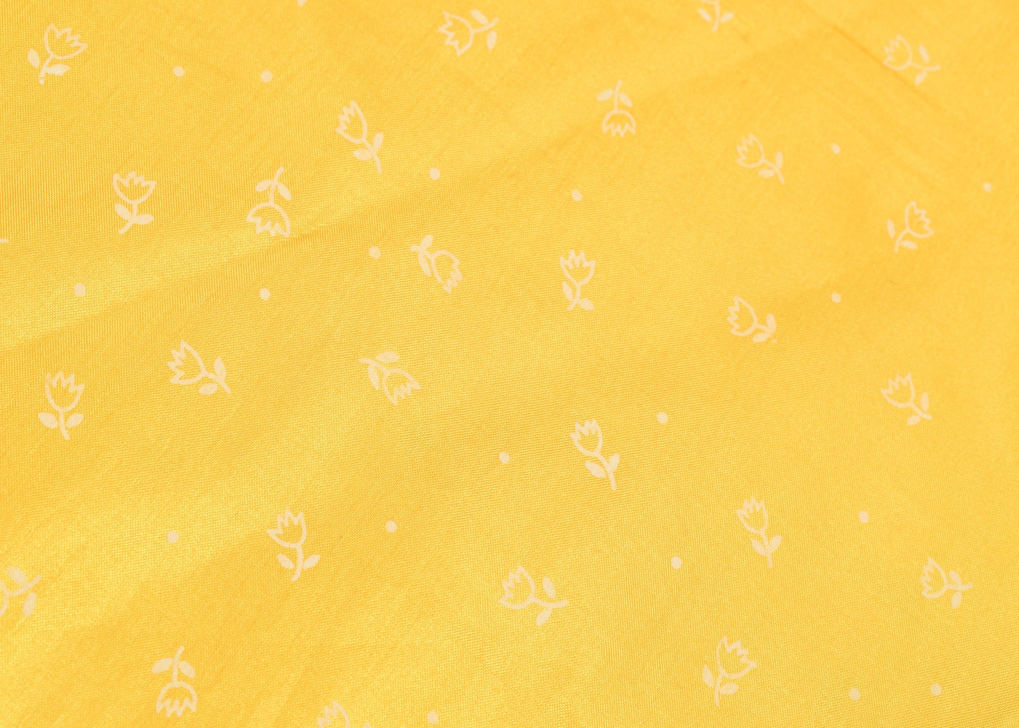 Sushila Vintage Mini Wrap Magic Skirt Art Silk Reversible Yellow Beach Dress
