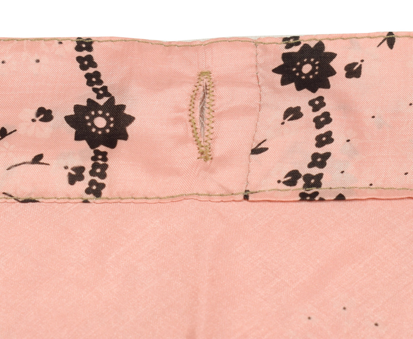 Sushila Vintage Pink Mini Wrap Magic Skirt Art Silk Reversible Beach Dress Boho