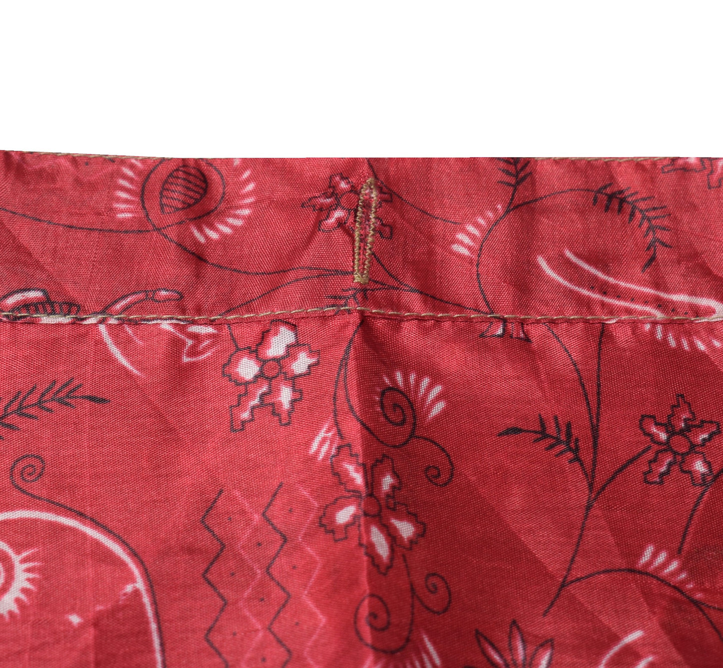 Sushila Vintage Mini Wrap Magic Skirt Art Silk Sari Reversible Beach Dress Boho