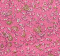 Sushila Vintage Pink Mini Wrap Magic Skirt Indian ArtSilk Reversible Beach Dress