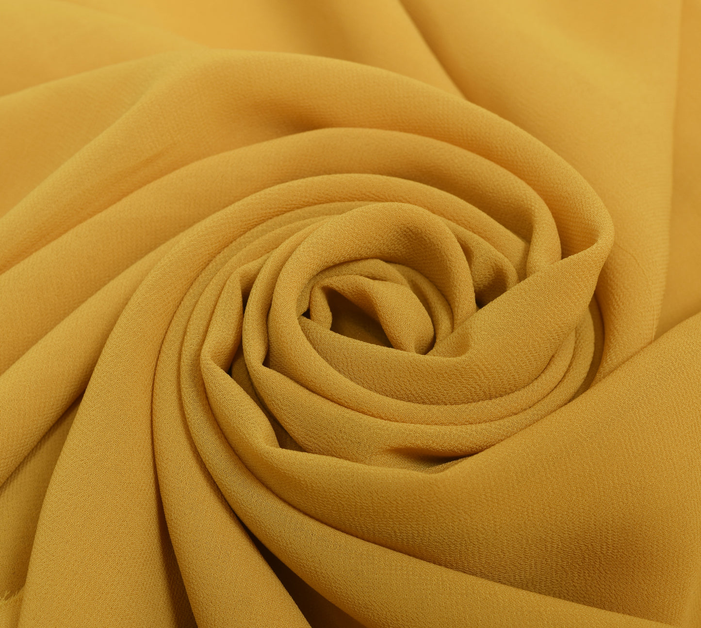 Sushila Vintage Mustard Yellow Sari Remnant Scrap Multi Purpose Craft Fabric
