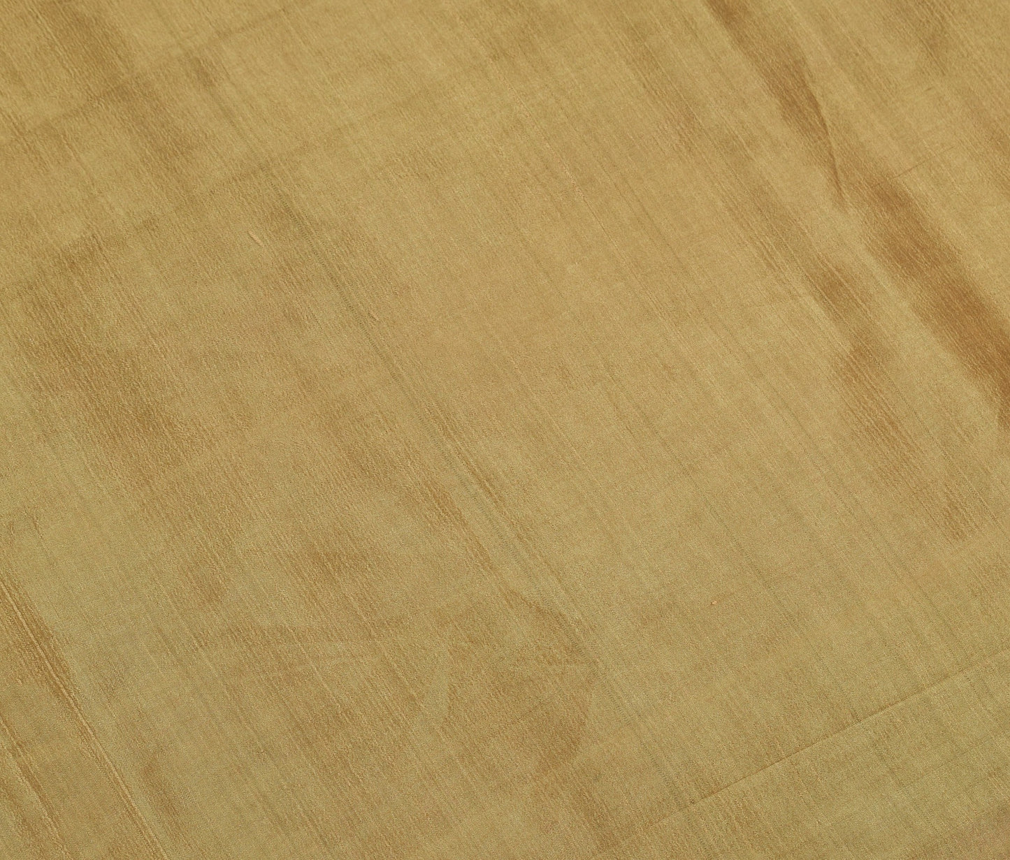 Sushila Vintage Brown Sari Remnant Scrap Multi Purpose Pure Silk Craft Fabric