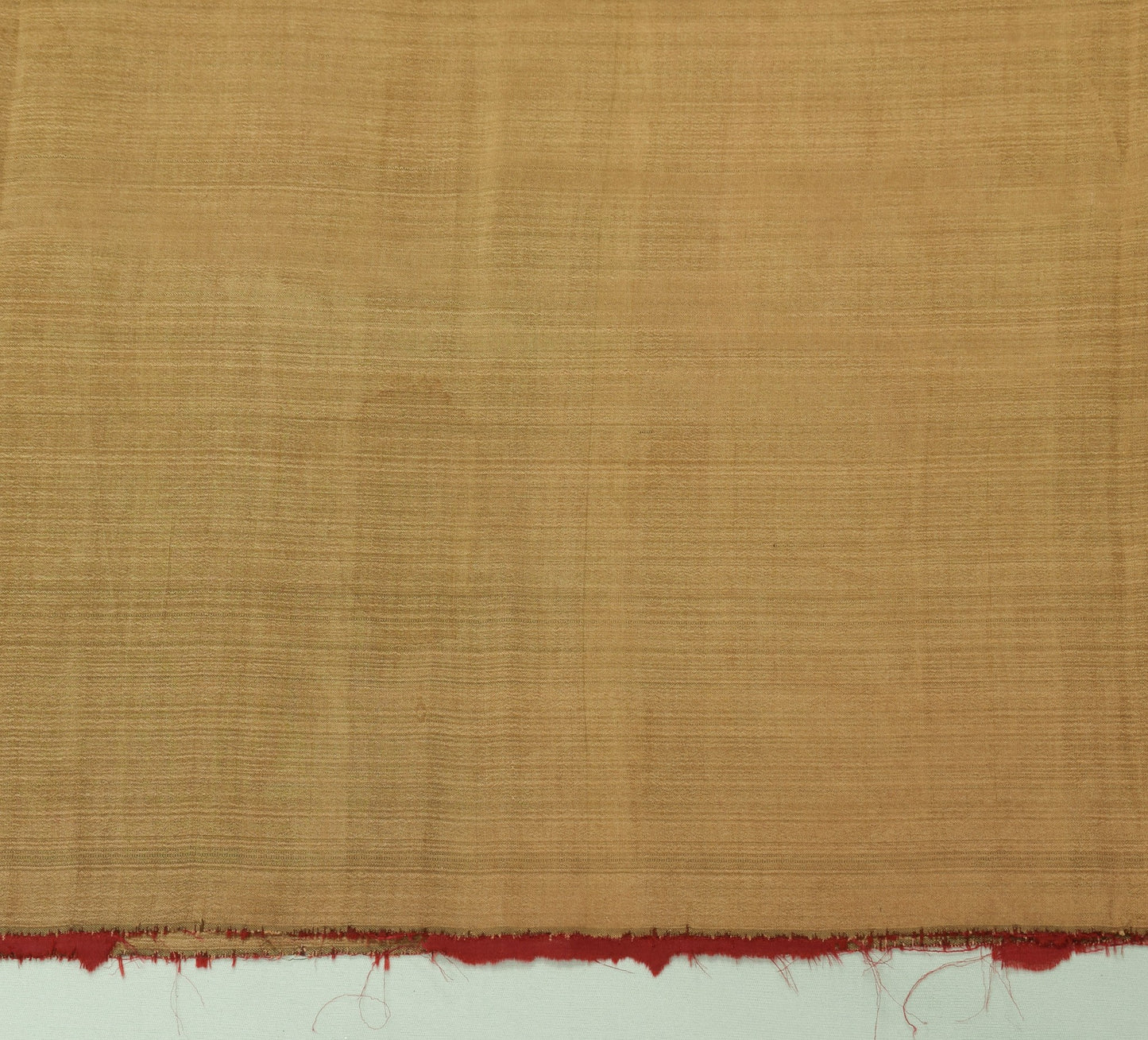 Sushila Vintage Brown Sari Remnant Scrap Multi Purpose Pure Silk Craft Fabric