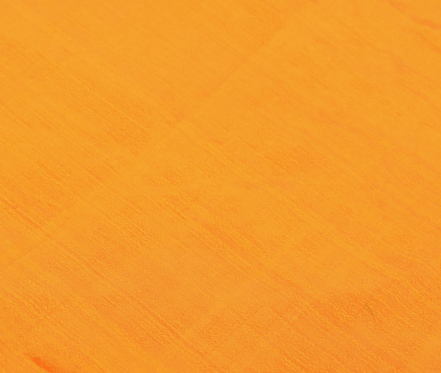 Sushila Vintage Orange Sari Remnant Scrap Multi Purpose Pure Silk Craft Fabric
