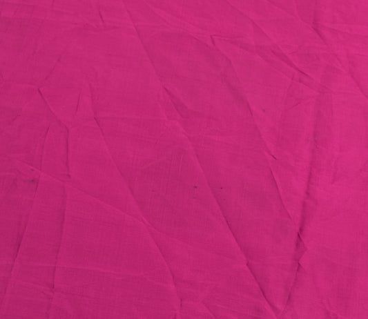 Sushila Vintage Pink Sari Remnant Scrap Multi Purpose Pure Silk Craft Fabric