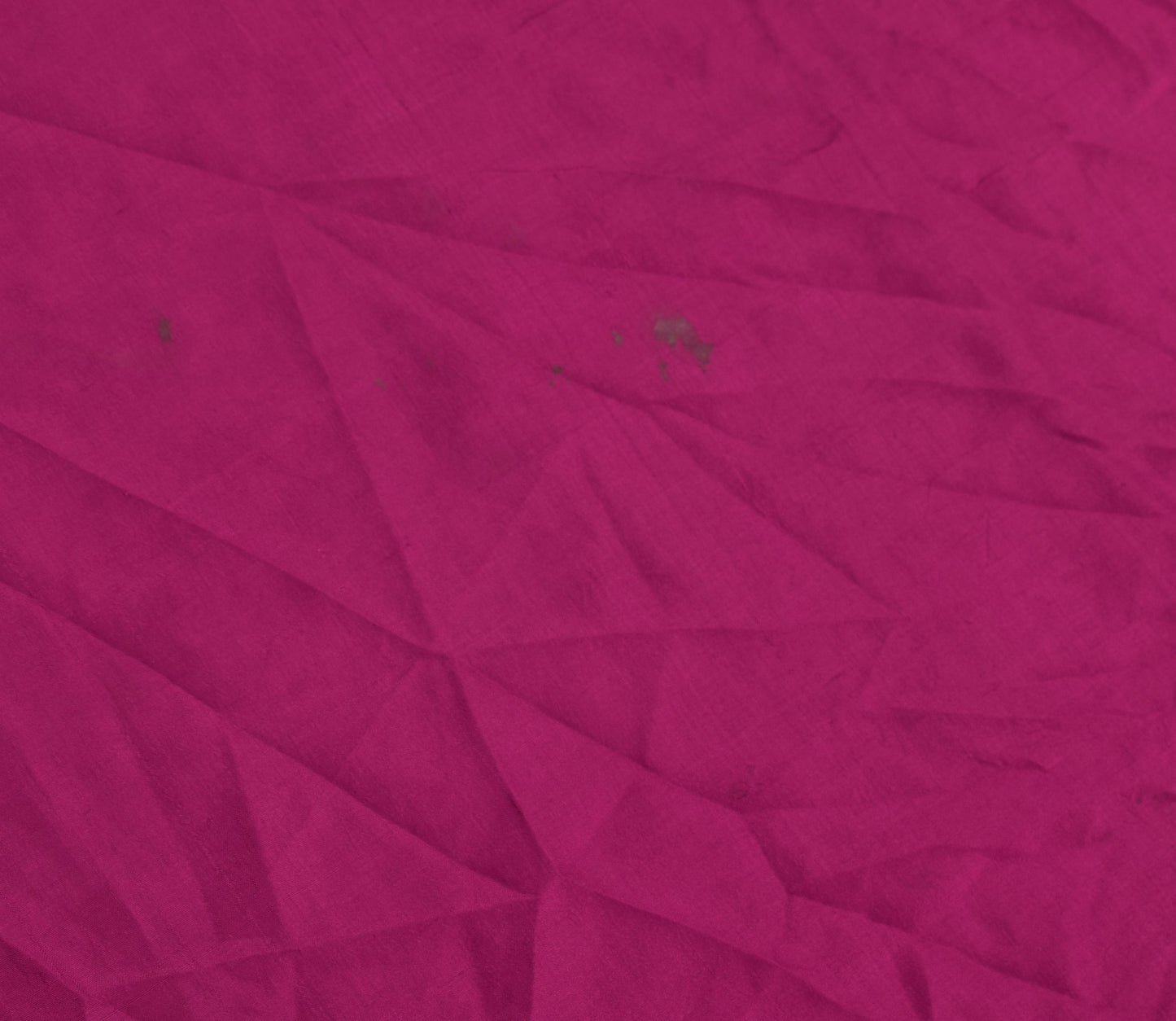 Sushila Vintage Pink Sari Remnant Scrap Multi Purpose Pure Silk Craft Fabric