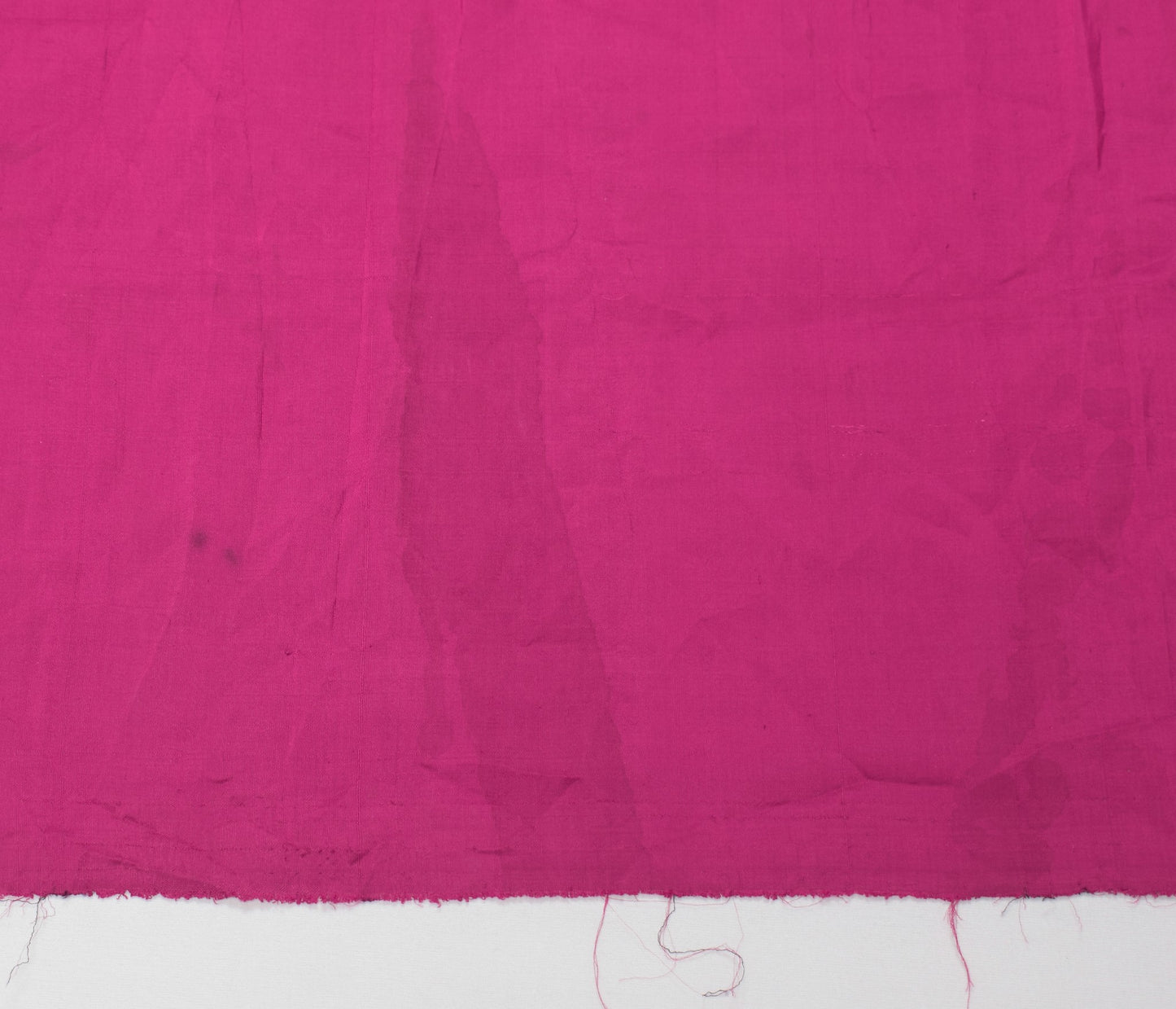 Sushila Vintage Pink Sari Remnant Scrap Multi Purpose Pure Silk Craft Fabric
