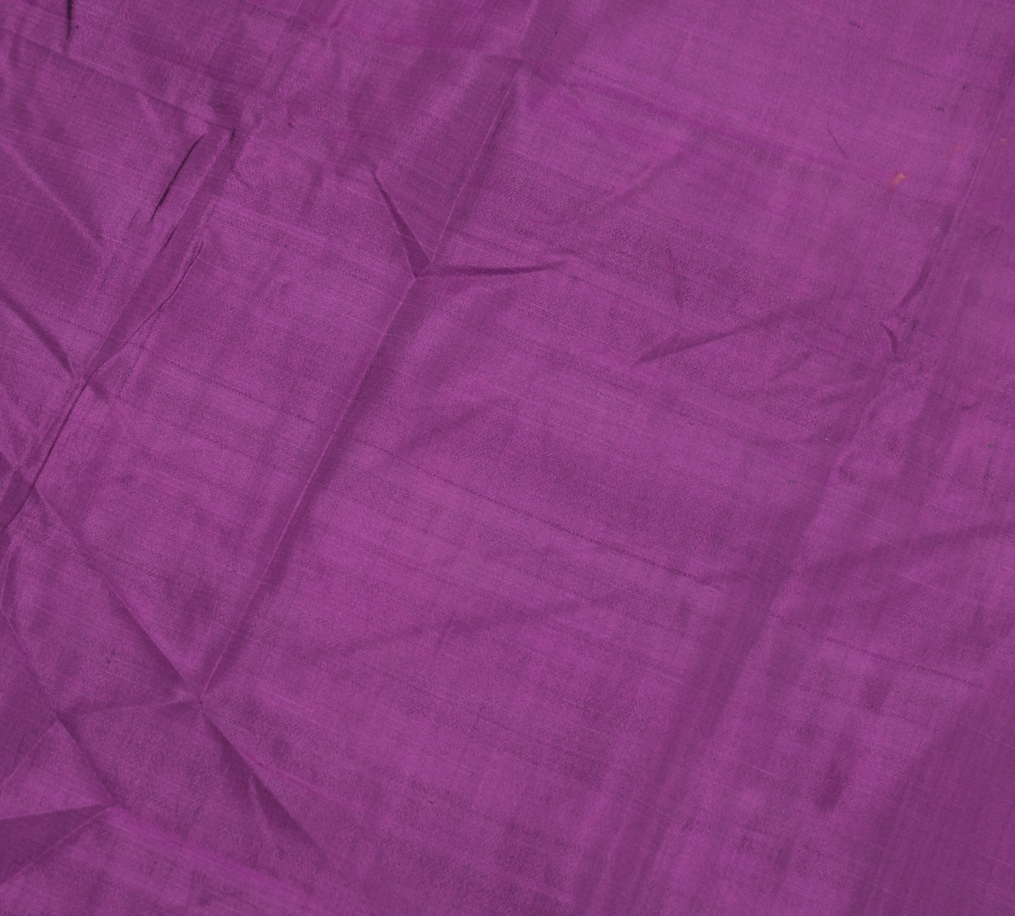 Sushila Vintage Sari Purple Remnant Scrap Multi Purpose Pure Silk Craft Fabric