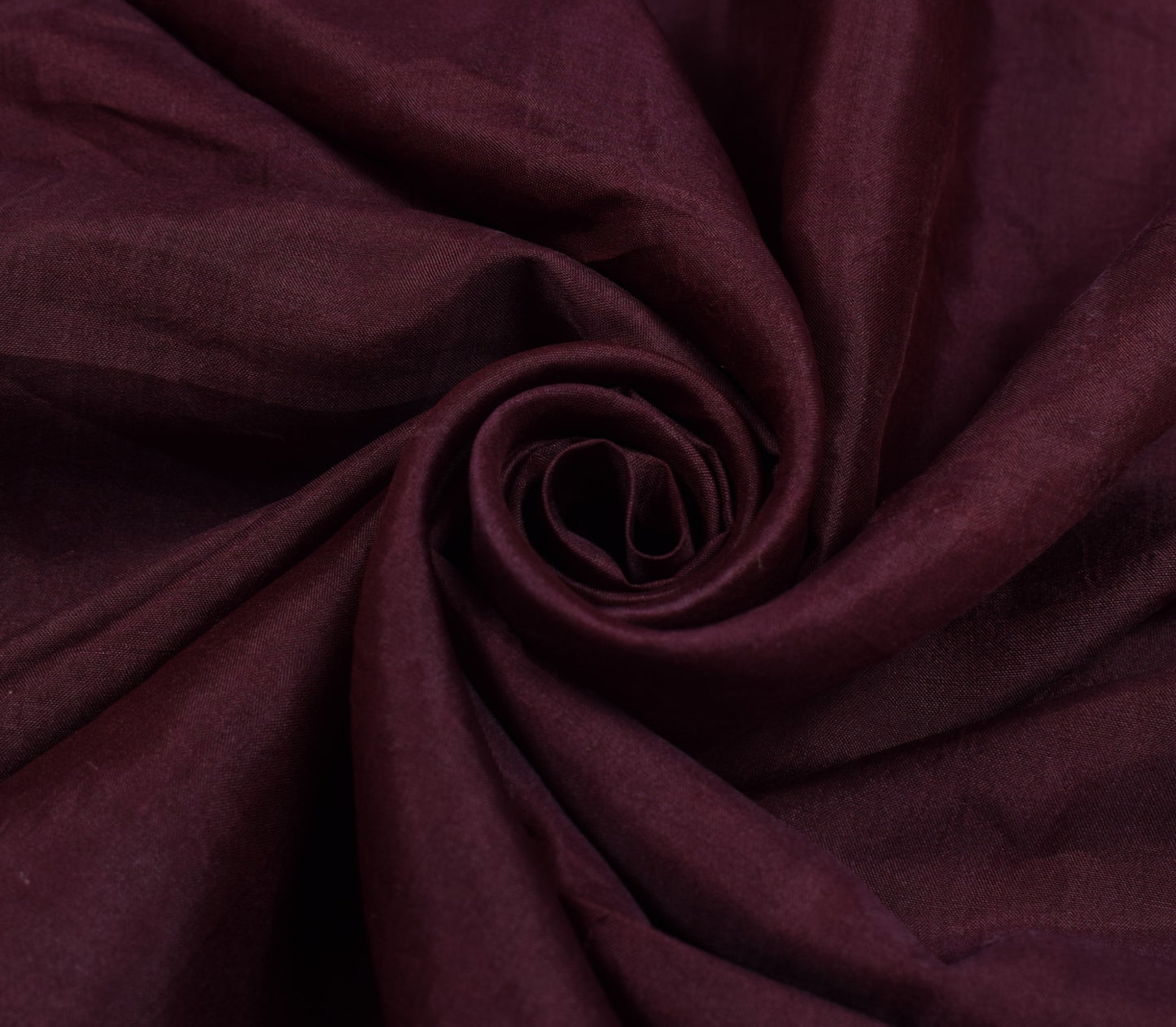Sushila Vintage Dark Chocolate Brown Sari Remnant Scrap Pure Silk Craft Fabric