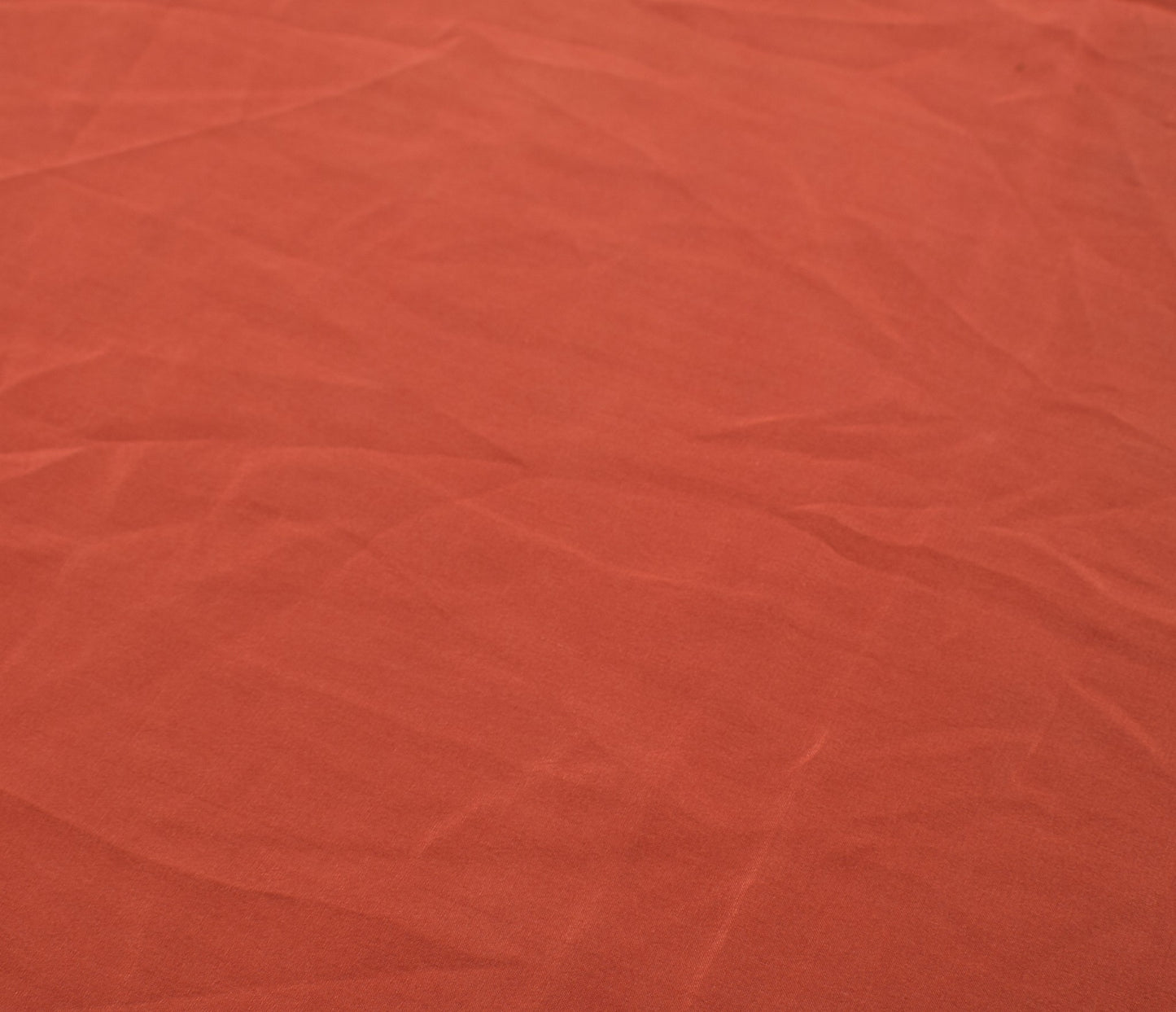 Sushila Vintage Sari Remnant Scrap Multi Purpose Pure Crepe Rust Craft Fabric