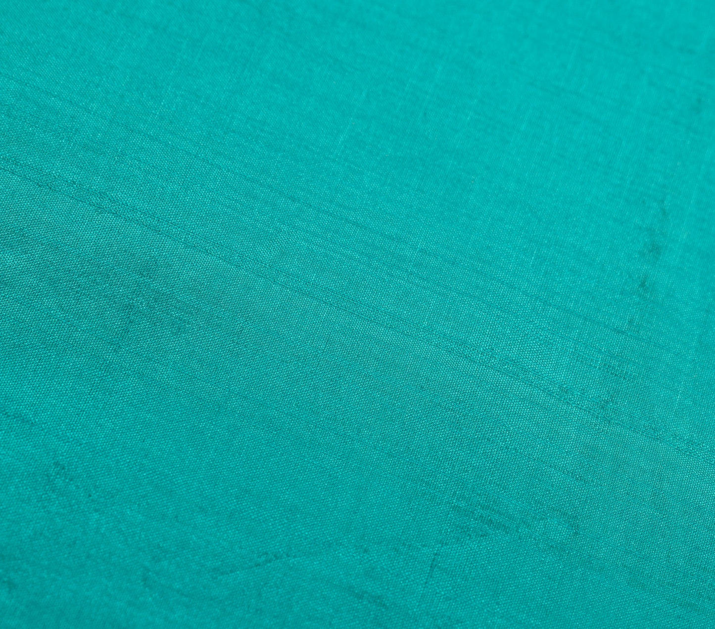 Sushila Vintage Aqua Green Sari Remnant Scrap Multi Use Pure Silk Craft Fabric