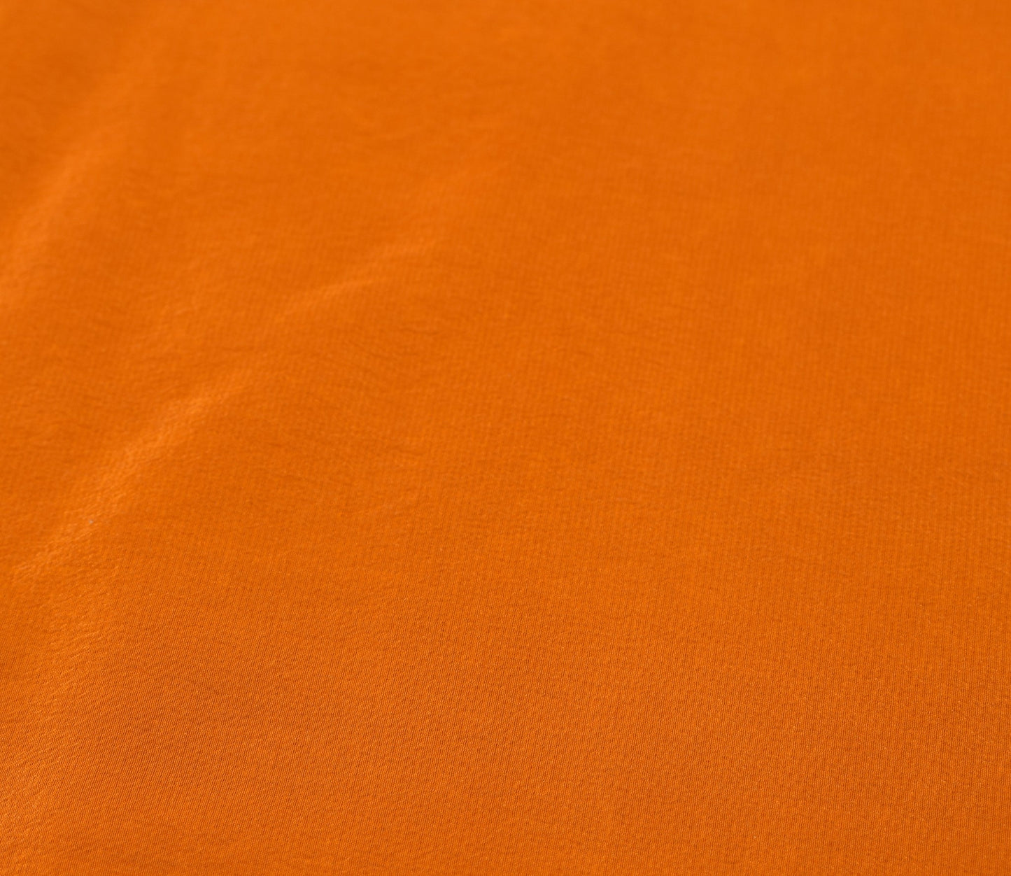 Sushila Vintage Orange Sari Remnant Scrap Multi Purpose Pure Crepe Craft Fabric