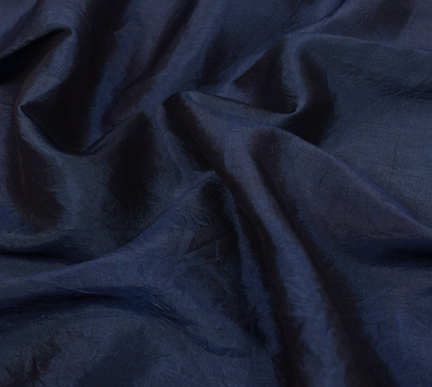 Sushila Vintage Blue Sari Remnant Scrap Multi Purpose PureSilk Soft Craft Fabric