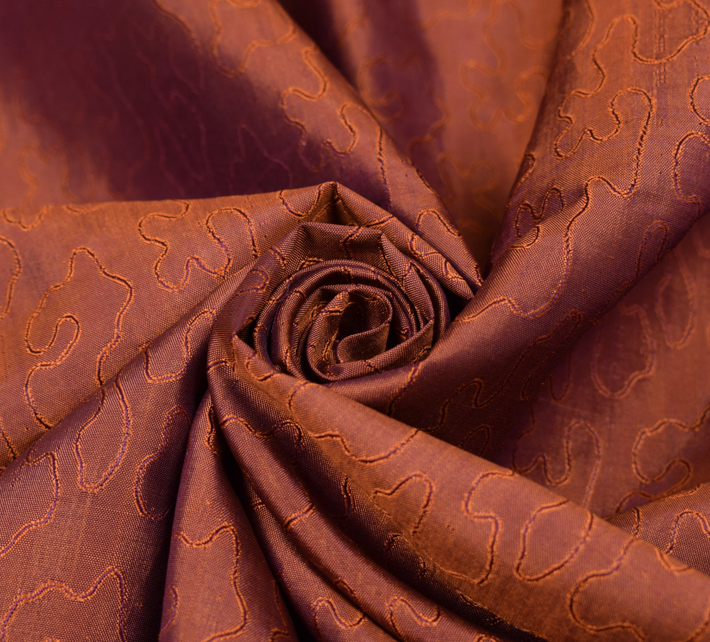Sushila Vintage Mustard Sari Remnant Scrap Multi Purpose Pure Silk Craft Fabric