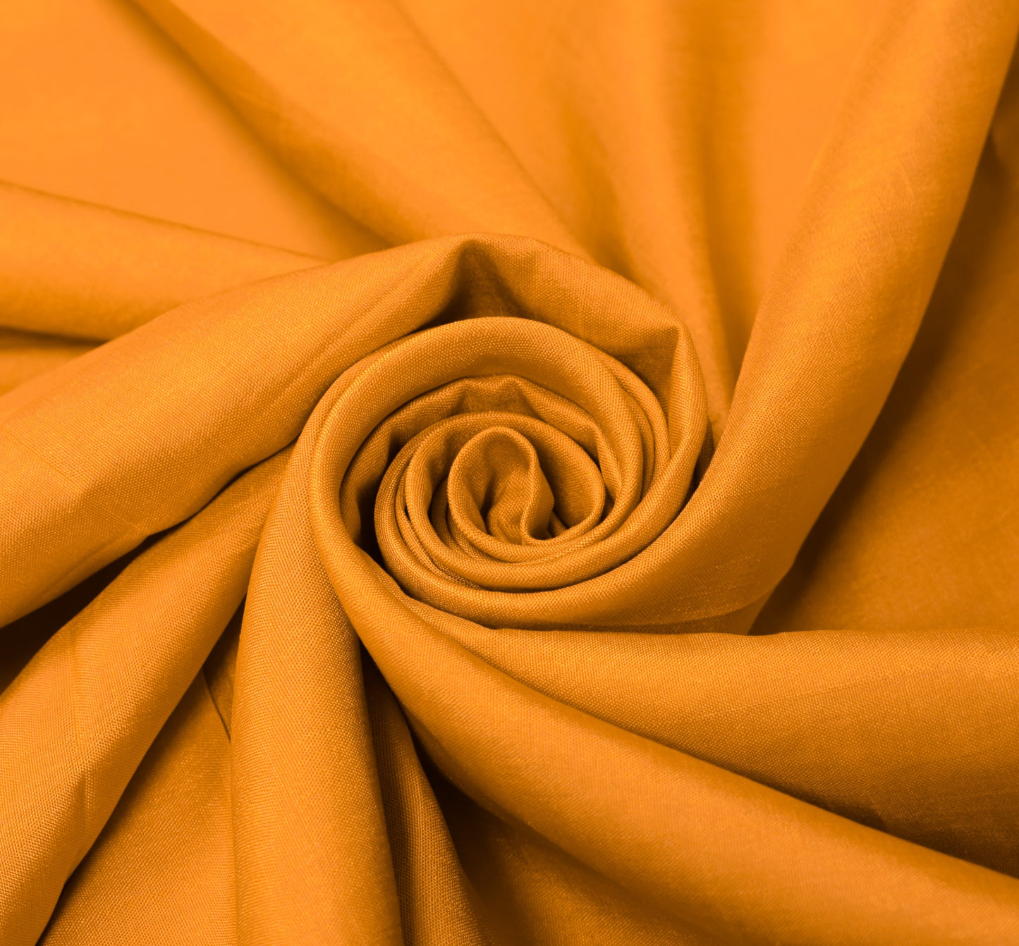 Sushila Vintage Mustard Sari Remnant Scrap Multi Purpose Pure Silk Craft Fabric