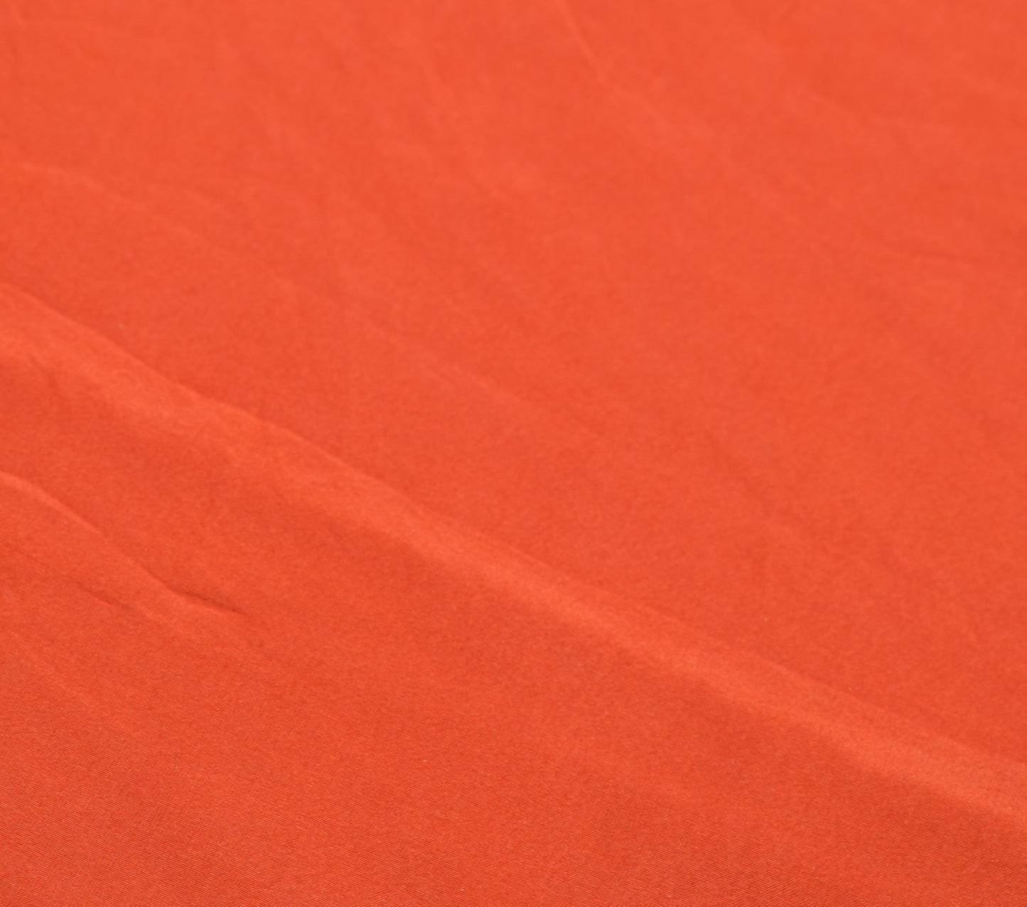 Sushila Vintage Orange Sari Remnant Scrap Multi Purpose Pure Silk Craft Fabric