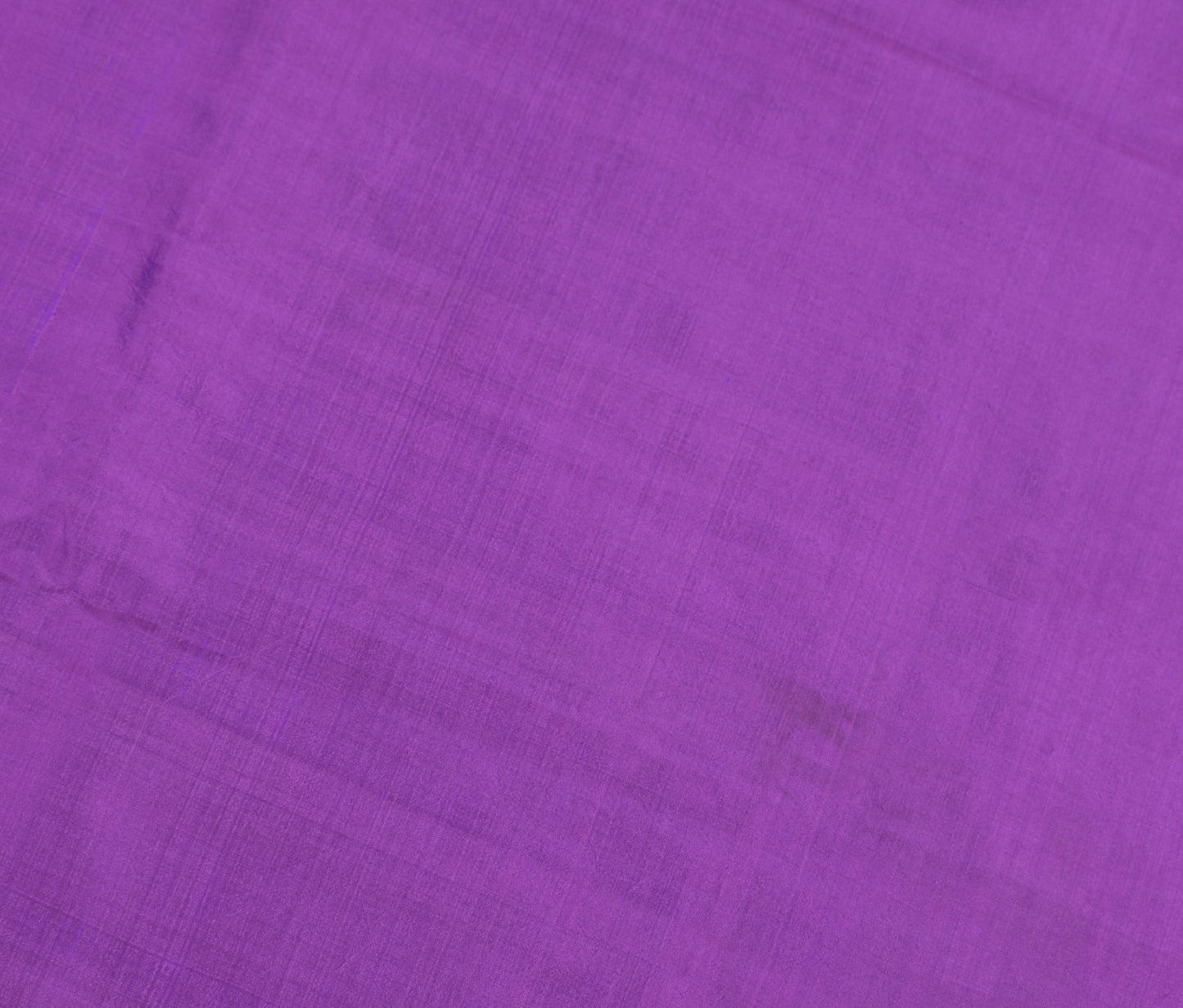 Sushila Vintage Purple Sari Remnant Scrap Multi Purpose Pure Silk Craft Fabric