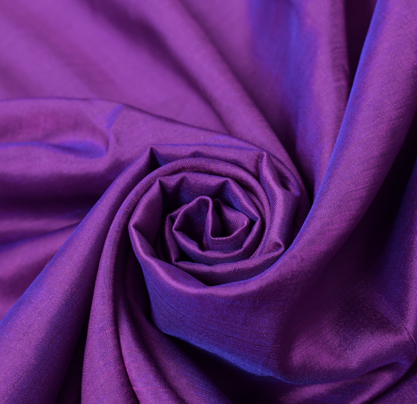 Sushila Vintage Purple Sari Remnant Scrap Multi Purpose Pure Silk Craft Fabric