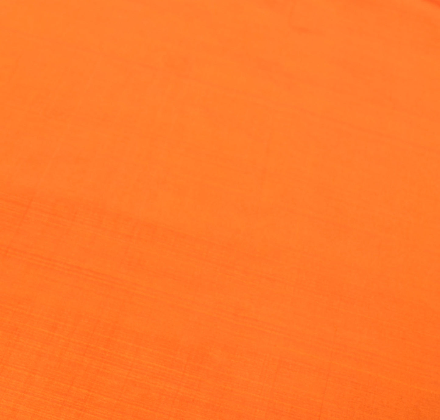 Sushila Vintage Peacock Woven Sari Remnant Scrap Orange Pure Silk Craft Fabric
