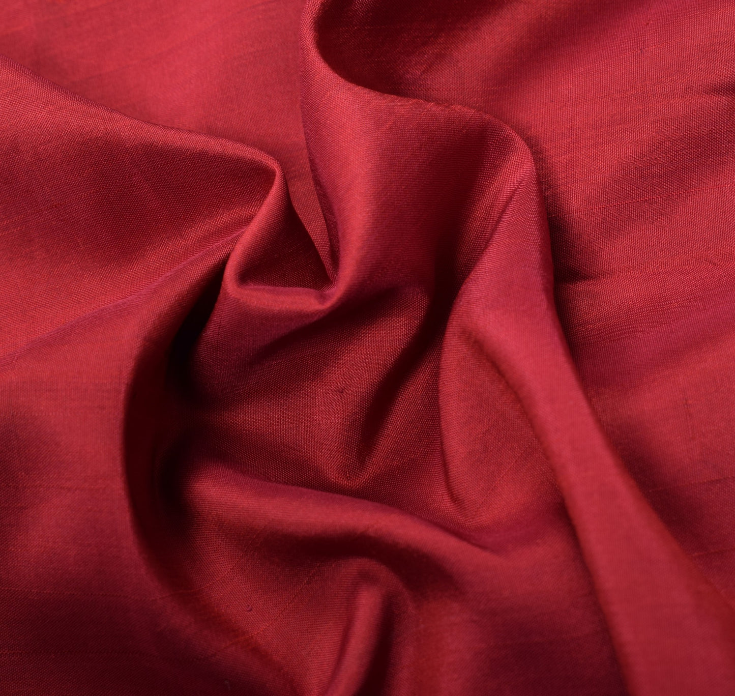 Sushila Vintage Maroon Sari Remnant Scrap Multi Purpose Pure Silk Craft Fabric