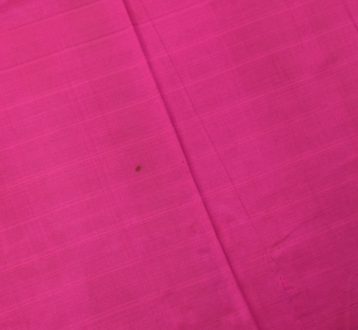 Sushila Vintage Magenta Sari Remnant Scrap Multi Purpose Pure Silk Craft Fabric
