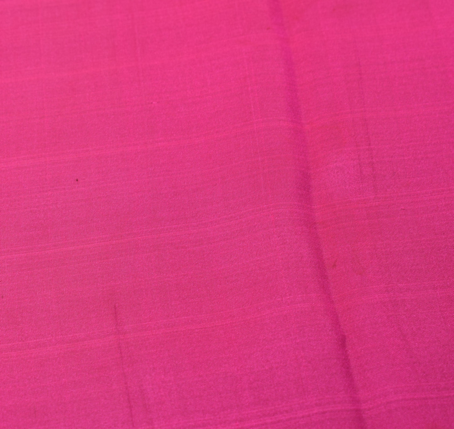 Sushila Vintage Magenta Sari Remnant Scrap Multi Purpose Pure Silk Craft Fabric