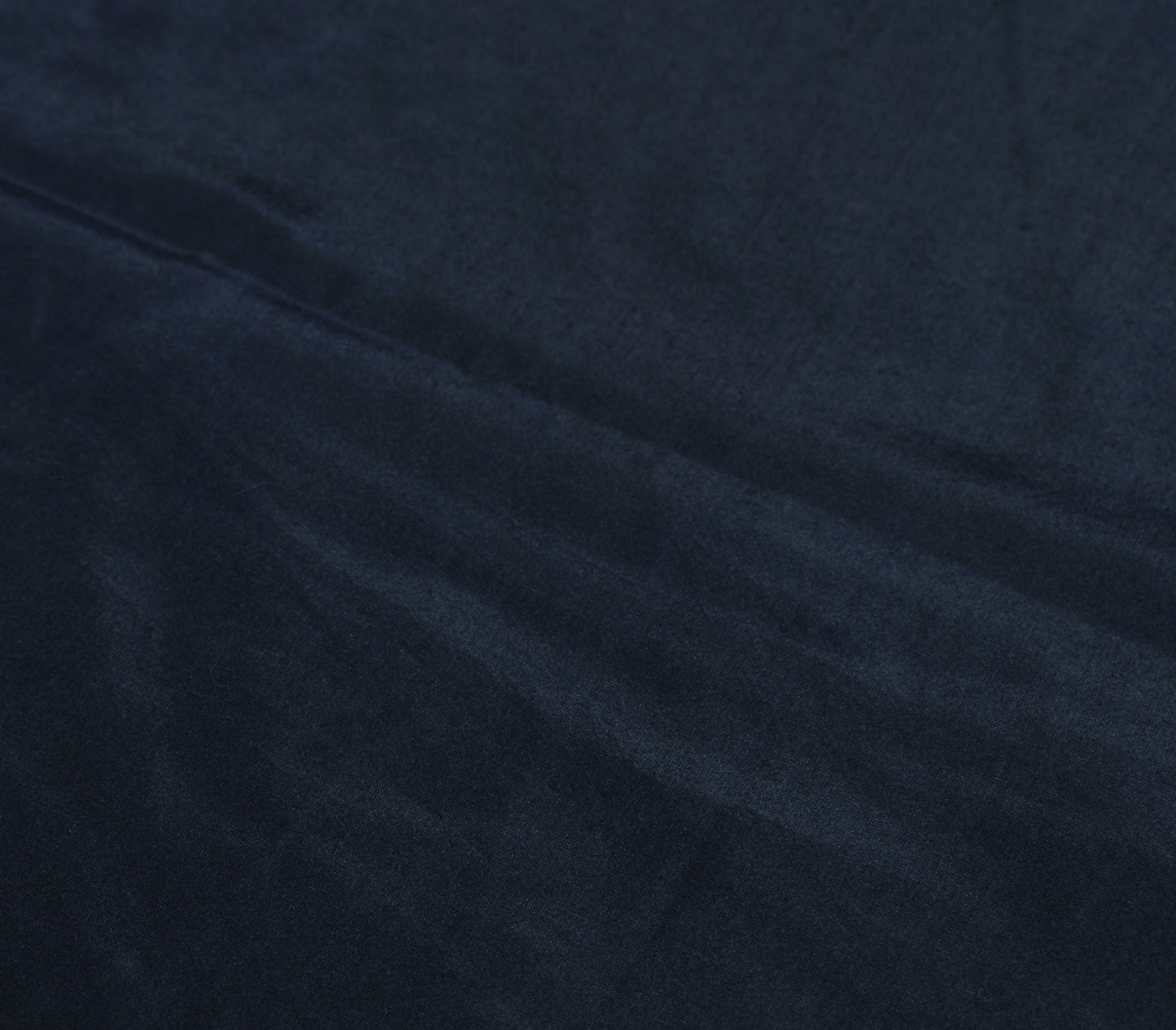 Sushila Vintage Blue Sari Remnant Scrap Multi Purpose Pure Crepe Craft Fabric