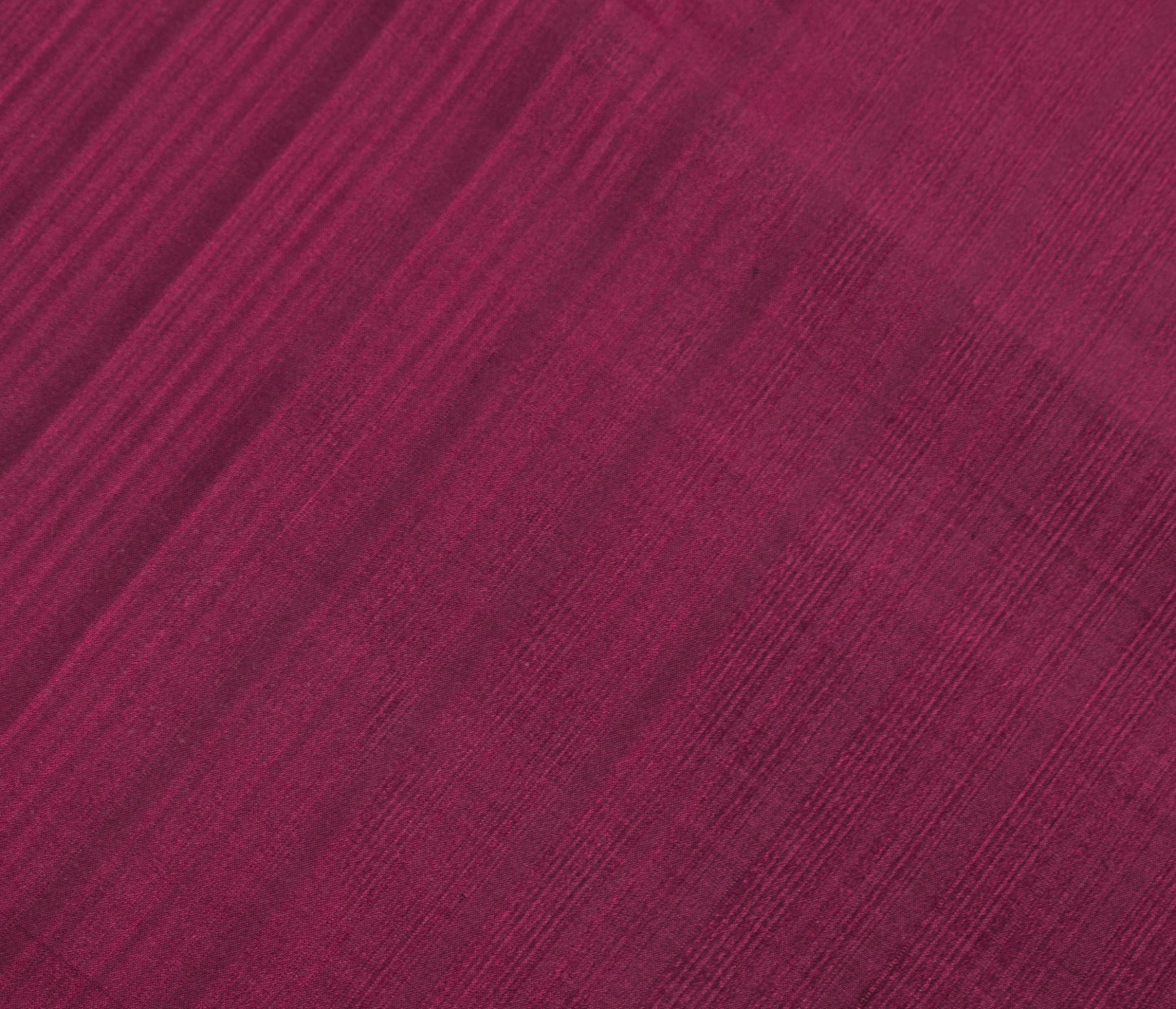 Sushila Vintage Magenta Sari Remnant Scrap Multi Purpose Pure Silk Craft Fabric