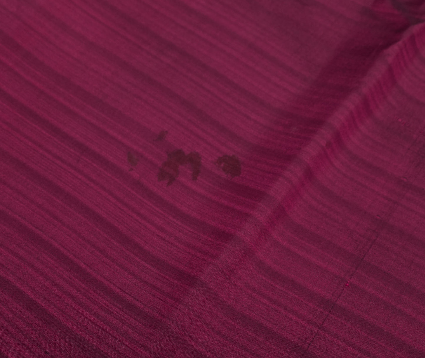 Sushila Vintage Magenta Sari Remnant Scrap Multi Purpose Pure Silk Craft Fabric