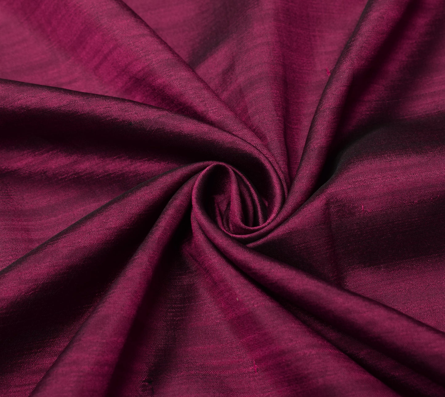Sushila Vintage Magenta Sari Remnant Scrap Multi Purpose Pure Silk Craft Fabric