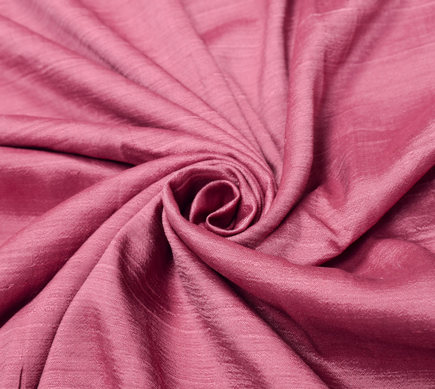 Sushila Vintage Pink Woven Sari Remnant Scrap Paisley PureSilk Soft Craft Fabric