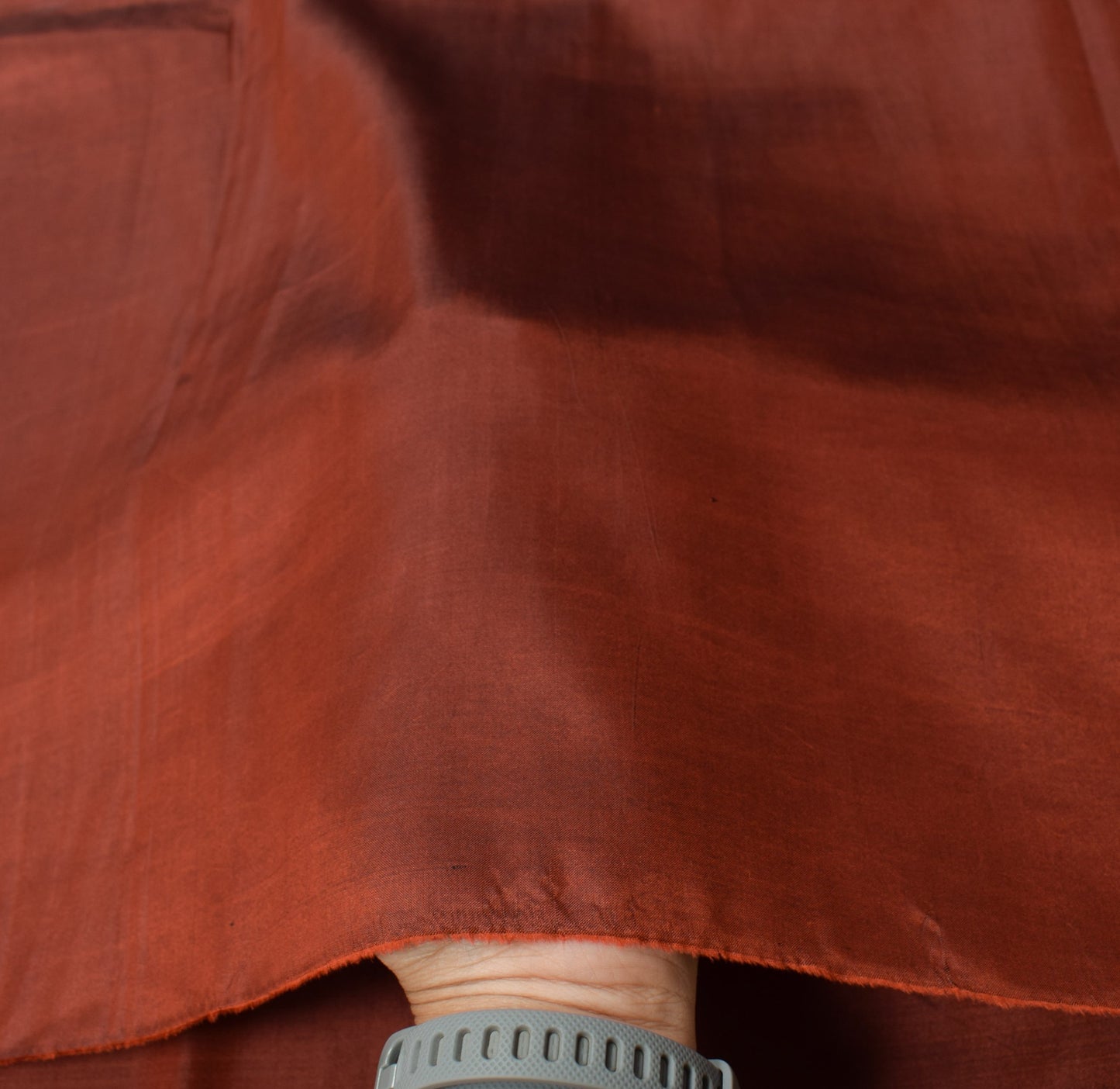 Sushila Vintage Plain Sari Remnant Scrap Multi Purpose Pure Silk Craft Fabric
