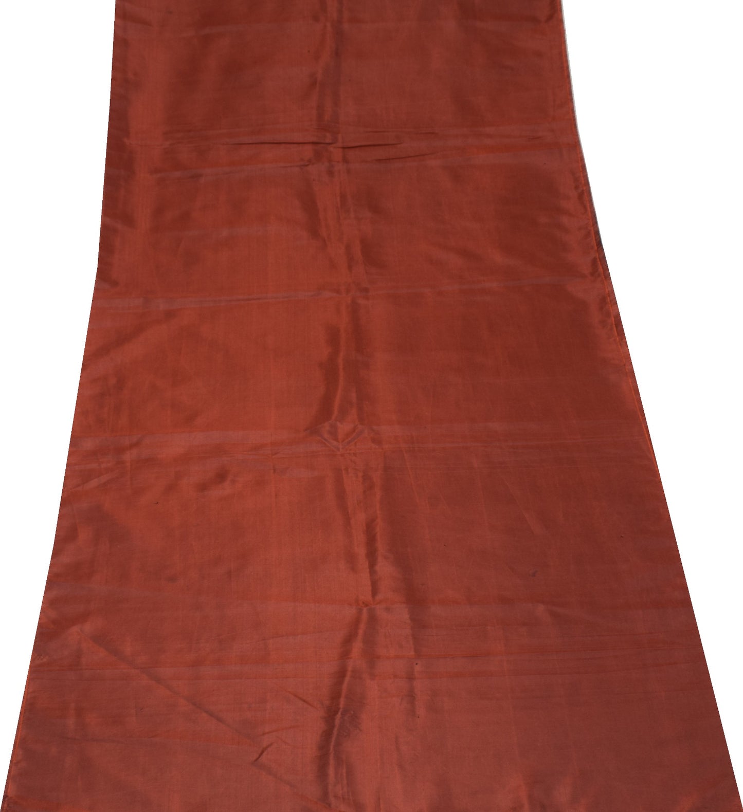 Sushila Vintage Plain Sari Remnant Scrap Multi Purpose Pure Silk Craft Fabric