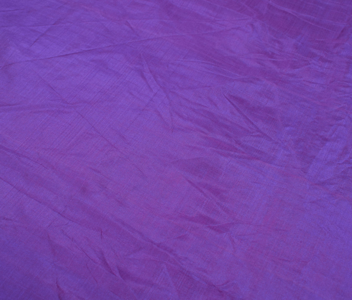 Sushila Vintage Purple Sari Remnant Scrap Multi Purpose Pure Silk Craft Fabric