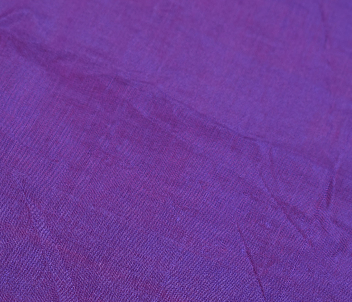 Sushila Vintage Purple Sari Remnant Scrap Multi Purpose Pure Silk Craft Fabric