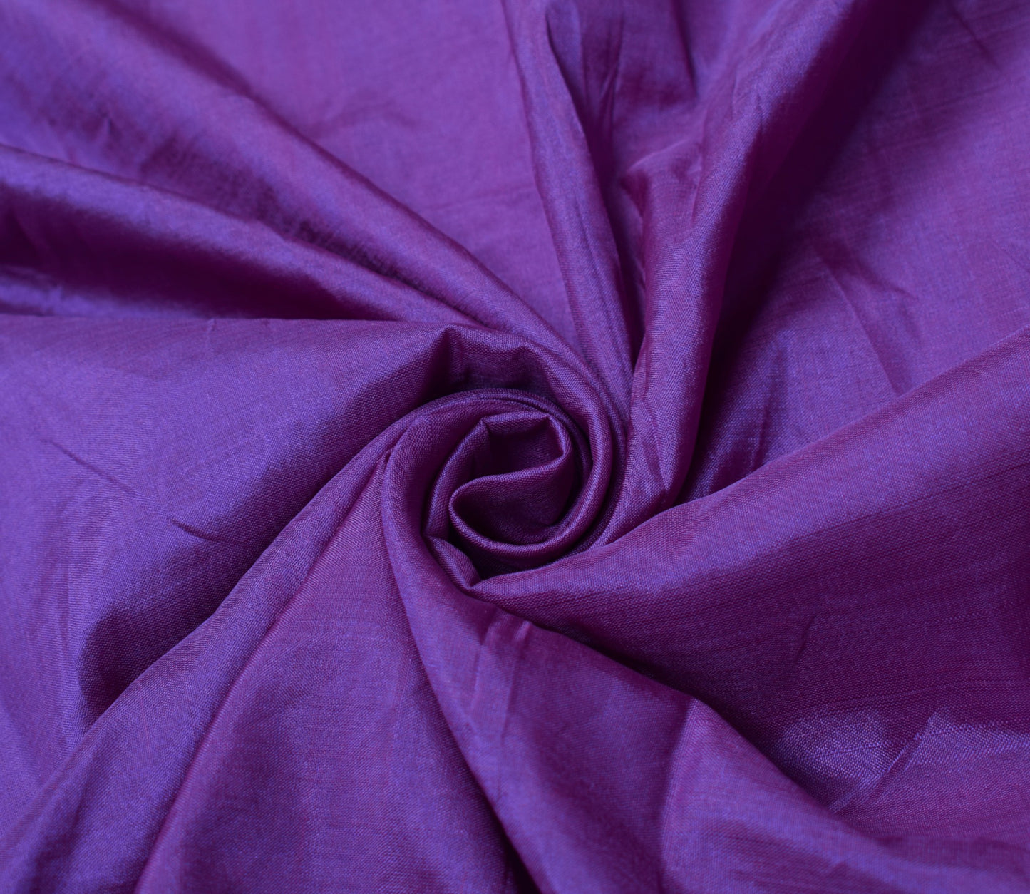 Sushila Vintage Purple Sari Remnant Scrap Multi Purpose Pure Silk Craft Fabric