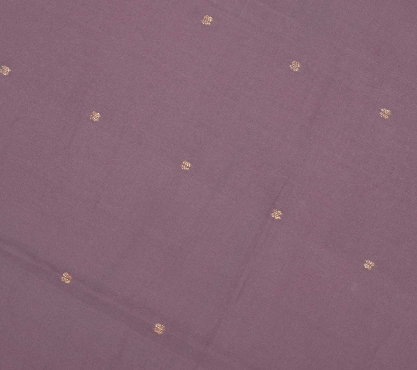 Sushila Vintage Mauve Art Silk Sari Remnant Scrap Zari Woven Soft Craft Fabric