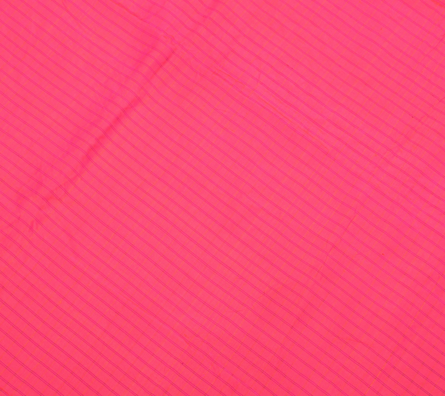 Sushila Vintage Fuchsia Pink Sari Remnant Scrap Pure Silk Woven Craft Fabric