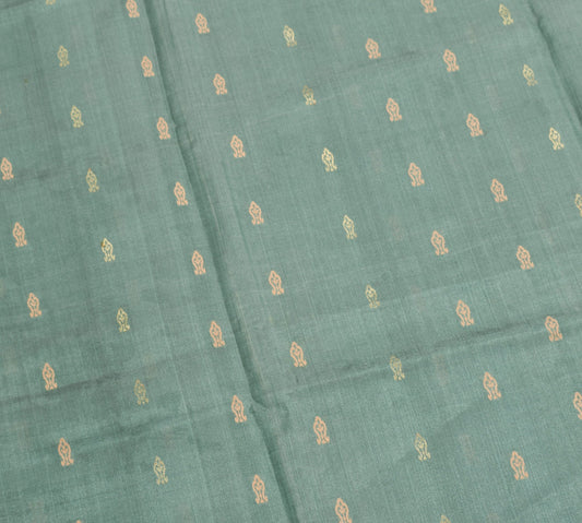 Sushila Vintage Woven Sari Remnant Scrap Multi Purpose Pure Silk Craft Fabric