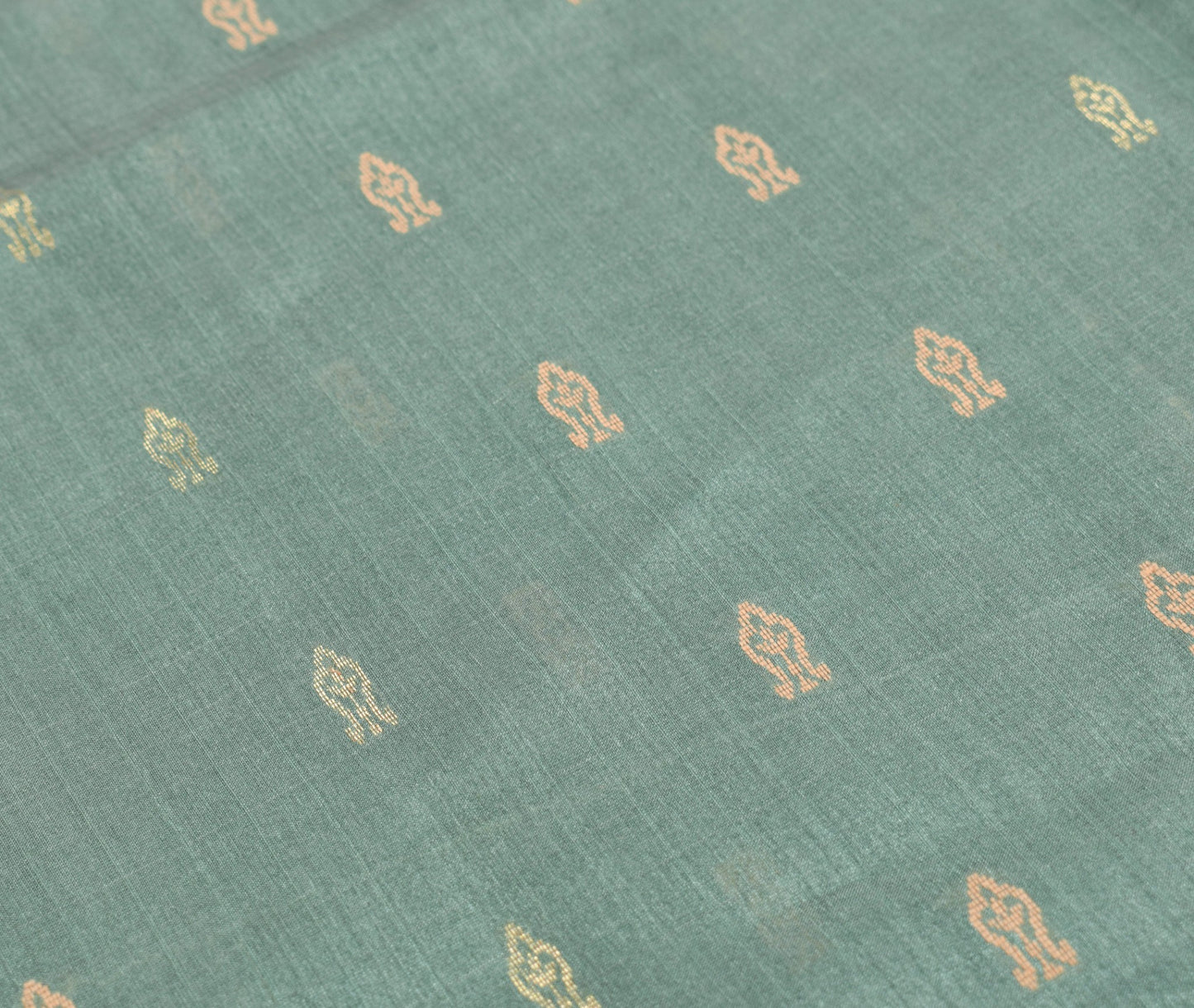 Sushila Vintage Woven Sari Remnant Scrap Multi Purpose Pure Silk Craft Fabric