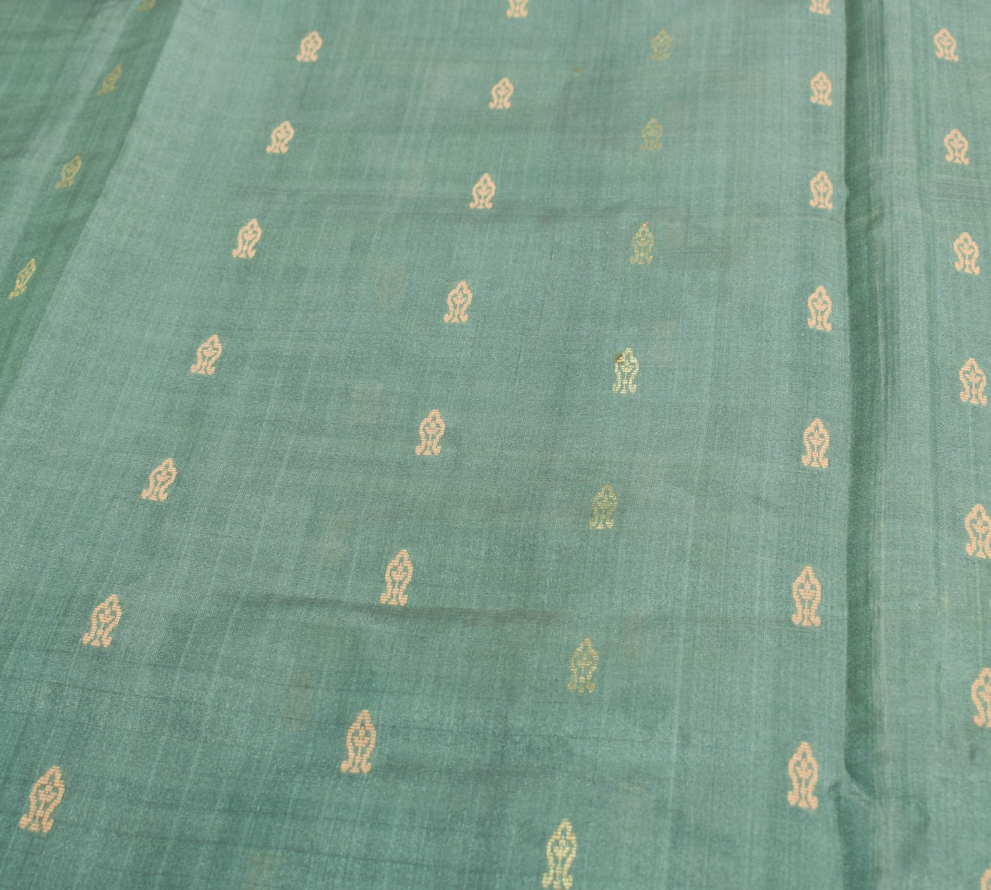 Sushila Vintage Woven Sari Remnant Scrap Multi Purpose Pure Silk Craft Fabric