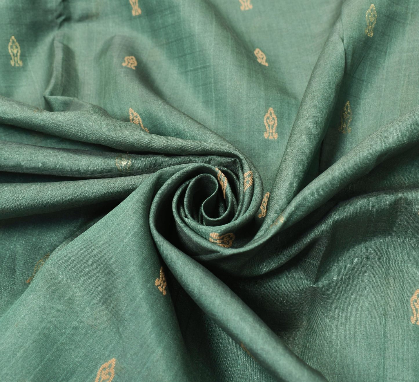 Sushila Vintage Woven Sari Remnant Scrap Multi Purpose Pure Silk Craft Fabric